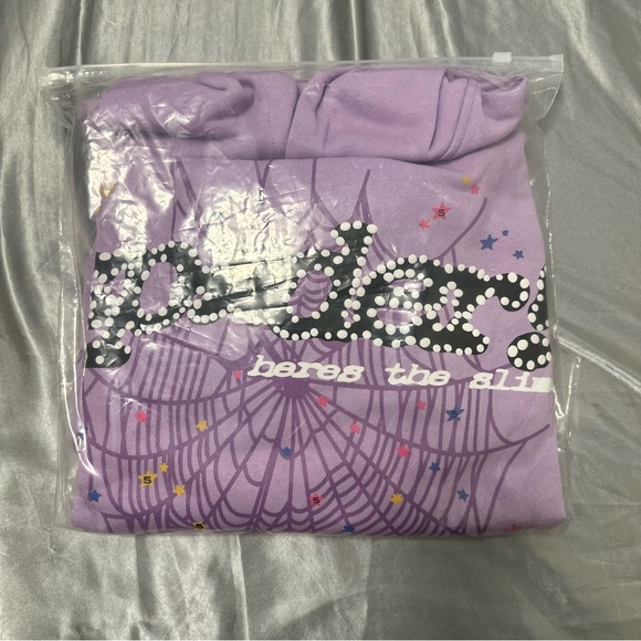 Spyder Other - Sp5der Açaí Hoodie 'Purple'